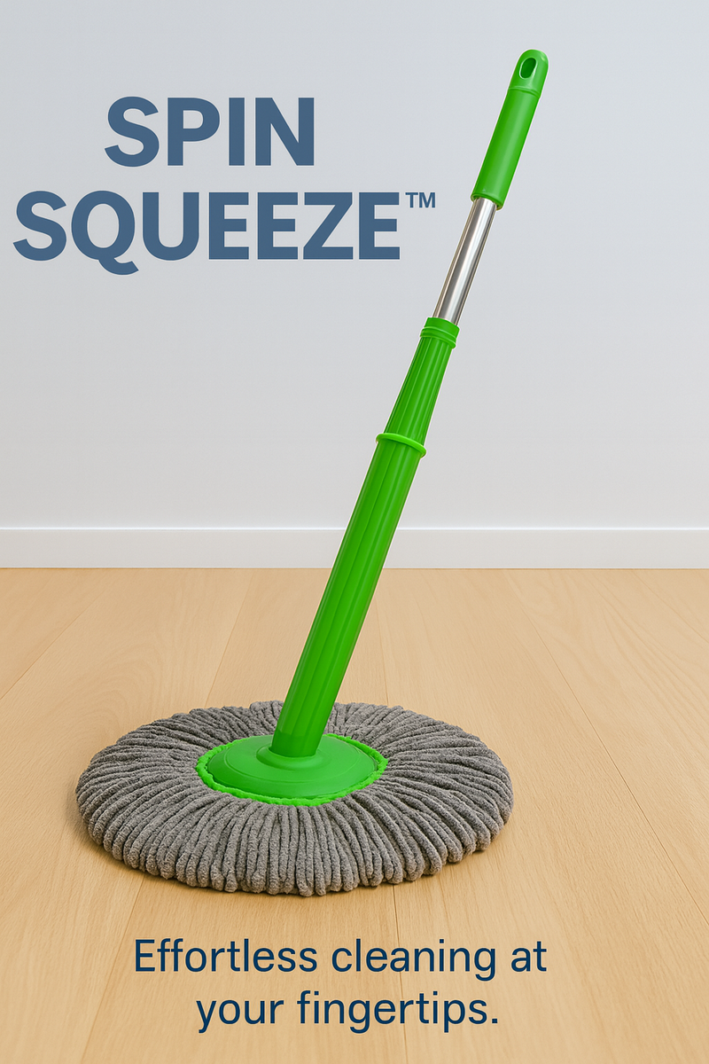 Spin Squeeze™ The Smarter Way to Mop Your Floors